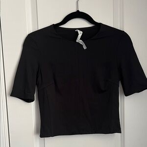 Lululemon Athletica Black Short Sleeve Top